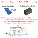 120-600W 50Hz/60Hz Auto MPPT Solar Grid Tie Microinverter DC22-60V To AC230V Pure Sine Wave Inverter Fan Cooling