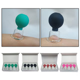 4PCS Facial Vacuum Cupping Cans Silicone Suction Jars Anti Wrinkle Therapy Face Massager Chinese Medical Health Care Beauty Tool