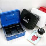 Top Ne Mini Portable Security Safe Box Money Jewelry Storage Collection Box For Home School Office With Compartment Tray