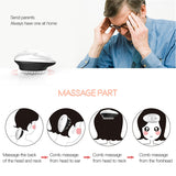 Vibration Electric Head Massage Comb Scalp Massager Body Deep Tissue Relieve Fatigue Stress Release Hair Massage Machine