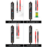 BSIDE X1 Voltage Detector Large EBTN LCD Display Non Contact Live Wire Tester Voltmeter Multimeter Continuity Ohm Hz Tester