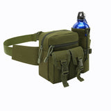 Outdoor sports running pockets military fan tactical water bottle pockets feature waterproof mobile phone bag mountaineering
