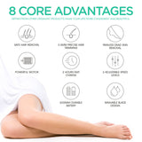 Original 3in1 women electric epilator facial whole body electric shaver bikini trimmer underarm lady razor with callus remover