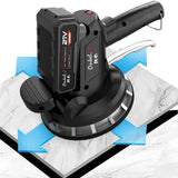 Portable Tile Floor Power Tool Lithium Battery Wall Tile Vibration Tools Wall Machine Floor Vibration Professional Black 7500MAH