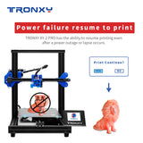 TRONXY Upgraded 3D Printer Kit XY-2 PRO Printing 255X255X260mm Fast Assembly Auto Level Continuation Print Power Filament Sensor