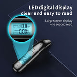 Portable Alcohol Tester High-Sensitive Electronic Breathalyzer Non-Contacting Detector USB Rechargeable with Digital LED Screen