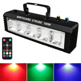 ALIEN RGB White DJ Disco Strobe Lights 40W 60W 80W 100W Remote Control Sound Flash Party Wedding Holiday Stage Lighting Effect