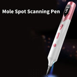 German Small White Spot Mole Pen Beauty Instrument Pen Miniature Spot Scanning Pen Tattoo Beauty Instrument Nine Gears With Blue