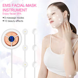 CkeyiN Mask Instrument Facial Beauty LED Light Face Therapy Mask Vibration Phototherapy Mask Machine Light Therapy Anti Wrinkle