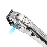 Barber full metal professional hair clipper rechargeable hair trimmer for men electric hair cutter machine lithium battery