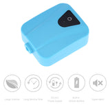 2L/min Aquarium Air Pump Solar Powered Oxygenator Fish Tank Oxygen Pump USB Charging Pond Aerator Water Pump with 1 Air Stone