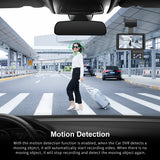 Dash Cam Dual Lens 1080P UHD Recording Car Camera DVR Night Vision WDR Built-In G-Sensor Motion Detection 24Hr Parking Monitor