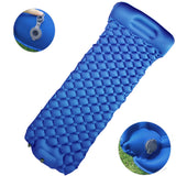 Outdoor Sleeping Pad Camping Inflatable Mat with Pillows Travel Mat Tent Folding Bed Ultralight Air Cushion for Hiking Trekking