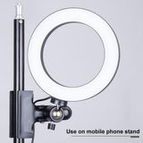20cm Fill Ring Light For Mobile Phone Computer Brightness Adjustable Selfie Lights Live Broadcast Video Fill Light Beauty