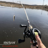 AIOUSHI Trout ejection rod mini player 1.55 m multi pitch rotary UL fishing rod glass fiber hollow tip Light travel decoy