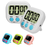 LCD Digital Kitchen Timer Big Digits Loud Alarm Magnetic Backing Stand with Large LCD Display For Cooking Baking Sports Games