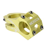 Bicycle Stem Wear-resistant MTB Bike Handlebar Stem 31.8mm Adjustable Aluminum Short Handlebar Stem Riser Fixed Bike Bar Stem