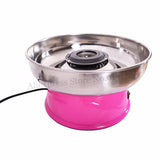Pink Color Cotton Candy Maker Candy Floss Machine Spun Sugar Processor