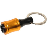 12 Pcs 1/4Inch Hex Shank Aluminum Alloy Screwdriver Bits Holder Extension Bar Drill Screw Adapter Change Keychain