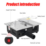 Mini Multifunctional Tablesaw Electric Desktop Saws Small Household DIY Cutting Tool Woodworking Machine
