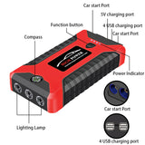 20000mA Car Jump Starter 600A Car Battery Booster Charger 12V Starting Device Petrol Diesel Car Starter Buster