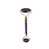 Amethyst Jade Facial Massage Roller Relax Weight Loss Natural Jade Quartz Scraper Massager Roller Jade Beauty Skin Tool XA67Z