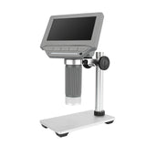 LCD Video Microscope with 32GB TF Card 1000X Microscope Telescope 1080P with  IR Remote Adjustable Metal Stand LED Support