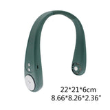 Portable Bladeless Hanging Neck Fan Mini Air Cooler USB Rechargeable Small Personal Cooling Tools for Home Outdoor