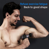 Mini Massage Gun for Therapy and Relaxation Powerful Quiet Cordless Handheld Muscle Massager Gun for Gym Device