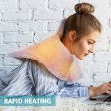 Electric Heating Pad for Neck Back Pain Relief Shoulder Heating Shawl Wrap Pain Relief Heat Therapy Winter Thermal Blanket