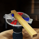 Woodworking Trimming Machine Milling Groove Jig Base Universally Chamfering Milling Base Slotting Groove Engraving Guide Support