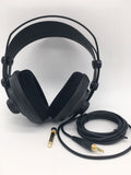 SAMSON SR850 Studio Monitor Headphone Dynamic Headset Semi-Open For Recording Monitoring Music Game Playing Velvet Earpad