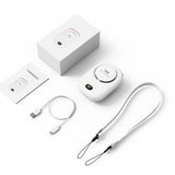Lazy Neck Fan USB Charging Mini Digital Display Neck Hanging Fan Leafless Fan Desktop Small Fan Large Wind Fan 3 Wind Speed