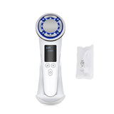 Cold Compress&amp; Hot Heating Pulse Beauty Device Beauty health EMS Face Lifting Machine LED Therapy Facial Massager Skin Care Tool