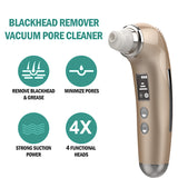 Betime Blackhead Remover Vacuum Suction Face Skin Protection Pore Cleansing Device Hot Cold Facial Black Head Cleaner Machine