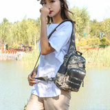 Tactical Sling Bag Outdoor Hiking Camping Shoulder Bag Hunting Fishing Trekking Chest Sling Molle Backpack Sports Running Bag