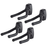 4x Guitar Hanger Black Wall Mount Display Hook Holder Stands-Easy to Install-Fits All Size Guitars,Bass&amp; 2Pcs Mushroom