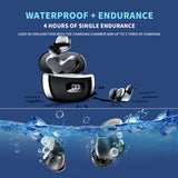 Wireless Bluetooth Earphone Waterproof Noise Isolation Headphone Fast Pairing Sports Headset With Charging Box Mic Touch Control