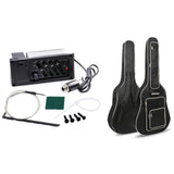 1 Pcs 41 Inch Fully Padded Waterproof Guitar Cover Bag &amp; 1 Set 4-Band EQ Equalizer Piezo Pickup
