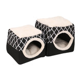 Pet Dog Cat Bed Soft Nest Dual Use Cat Sleeping Bed Pad with Pillow Pet Cozy Beds Kennel for Small Dogs Cats Puppy Pet Supplies