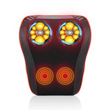 Electric Heating Massage Pillow Shiatsu Neck Cervical For Shoulder Back Massager Car Pillow Vibrating Kneading massageador