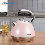 Electric Kettle 304 Stainless Steel Quick-Burning Water Boiler Hot Water Pot Household Kitchen Appliances