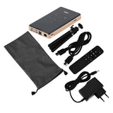 2.4G WiFi 1080P Micro Projector 4K 30-120in Projection 32GB TF Card Video Projector - EU Plug Z