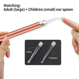 Earwax Removal LED Light Ear Cleaner Set Ear Pick Earpick Nose Clean Tweezers Picks Wax Remover Baby Adults Ear Care Set