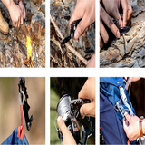 30 In 1 Multifunction Outdoor Survival Tool Fold Knife Military Survival Knife Mini Pocket Tool  Edc Emergency Key Set Camping