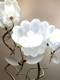 European luxury crystal table lamp bedroom bedside living room modern led table lamp chandelier lighting restaurant golden