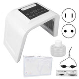 6 Color LED Face Skin Care Light Machine With Spray Foldable Phototherapy Device for Beauty Salon SPA 100V‑240V