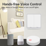 Smart Switch 1/2/3 Gang Smart Home Automation Control Compatiable With Alexa Google Home Assistant
