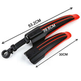 New Road Bicycle MTB Fenders Adjustable Mountain Bikes Front/Rear Mud Guards Wings Lenght 30*39.6cm Cycling Fenderset Bike Parts