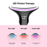 Remove Double Chin Neck Device LED Photon Heating Therapy Anti-Wrinkle Neck Care Tool Vibration Skin Lifting Tightening Massager